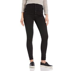 J Brand Natasha Sky High Black Skinny jean